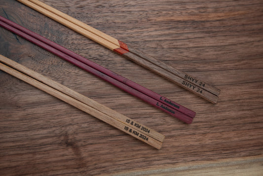 Personalized Premium Japanese Chopsticks - Custom Engraving